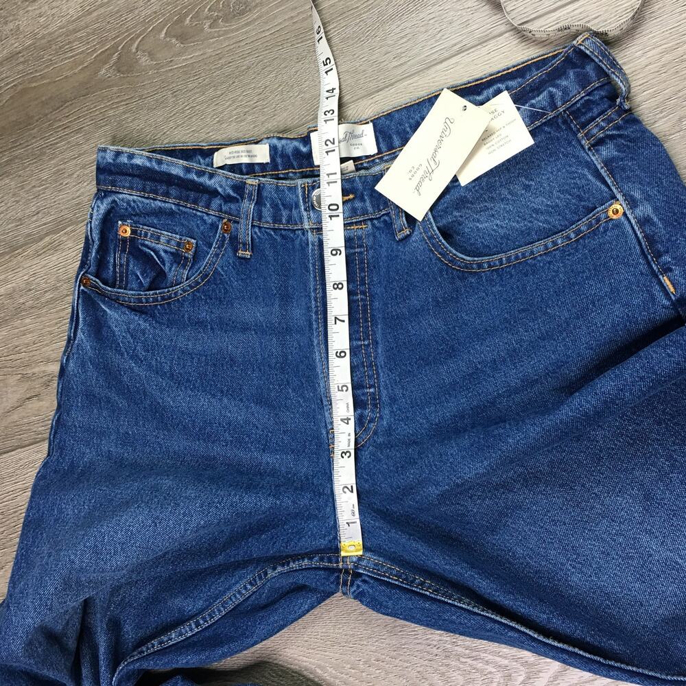 Universal Thread Mid-Rise 90s Baggy Blue Jeans Relaxed Hip  Size 10 NWT - Picture 7 of 9